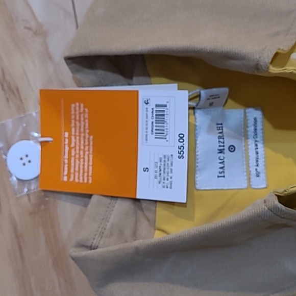 Isaac Mizrahi women's size small yellow thin cloth jacket - Picture 2 of 6